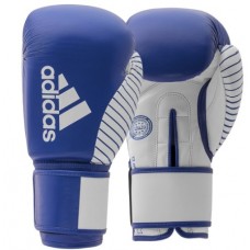 Рукавички Adidas з ліцензією Wako для боксу та кікбоксингу (синьо/білий, adiKBWKF200)