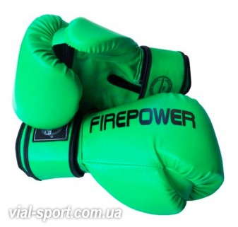 Рукавички боксерські FirePower FPBGA11 Lime