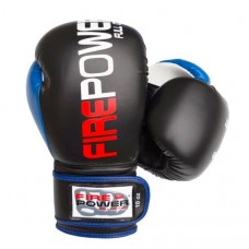 Рукавички боксерські FirePower FPBGA9 Black / Blue