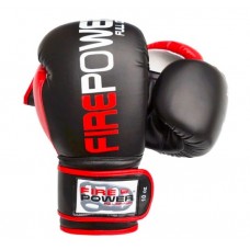 Рукавички боксерські FirePower FPBGA9 Black / Red