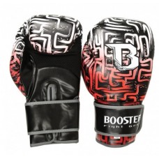 Боксерські рукавички Booster BT Labyrint Boxing Gloves (тренувальні) чорно-червоний