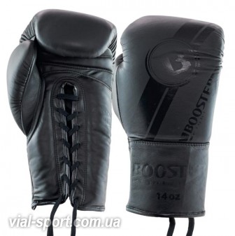 Рукавички Booster Dark side laces boxing gloves black