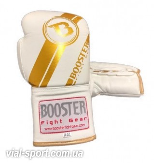 Рукавички Booster laces boxing gloves (тренувальні) білі