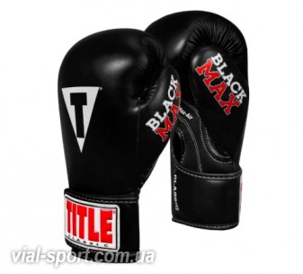 Рукавички дитячі TITLE Classic Black Max Boxing Gloves