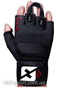 Рукавички для бодібілдингу з напульсники SKOTT BARRAGE EVO2 UNISEX WEIGHTLIFTING GLOVES