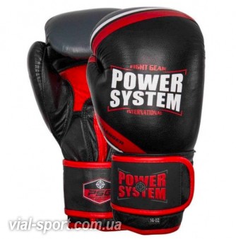 Рукавички для боксу PowerSystem PS 5005 Challenger Black / Red