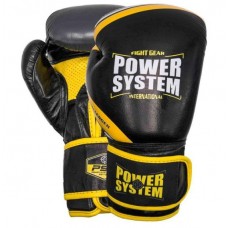 Рукавички для боксу PowerSystem PS 5005 Challenger Black / Yellow