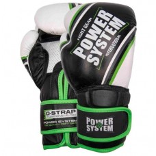 Рукавички для боксу PowerSystem PS 5006 Contender Black / Green Line