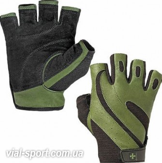 Рукавички для фітнесу HARBINGER 1143 Pro Gloves чорний / зелений