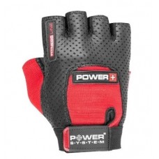 Рукавички для фітнесу та важкої атлетики Power System Power Plus PS-2500 m Black / Red