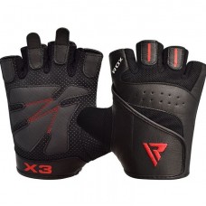 Рукавички для фітнесу RDX S2 leather black