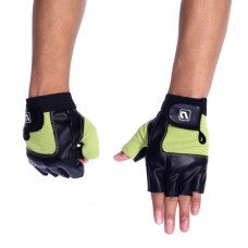 Рукавички для тренування LiveUp TRAINING GLOVES чорний / зелений