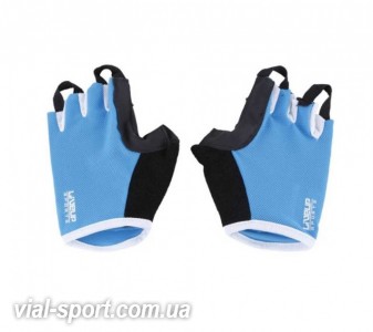 Рукавички для тренування LiveUp TRAINING GLOVES чорний / блакитний