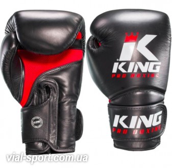 Рукавички King Pro Star Mesh Boxing Gloves black / red