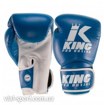 Рукавички King ProBoxing Bg Star (тренувальні) Блакитний