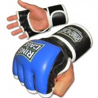 Рукавички MMA для змагань RING TO CAGE Traditional Fight Gloves RC01 сині 