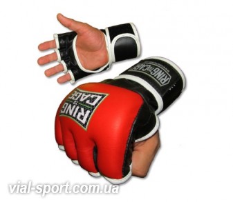 Рукавички MMA для змагань RING TO CAGE Traditional Fight Gloves RC01 червоний