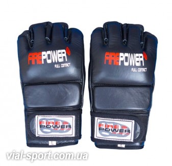 Рукавички ММА FirePower FPMGA1 Black