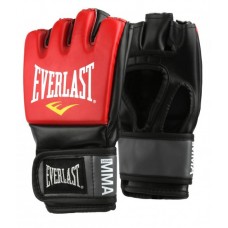 Рукавички MMA Everlast Pro Style Grappling Gloves (тренувальні) червоно-чорний