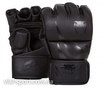 Рукавички ММА Venum Challenger MMA Gloves Black Black