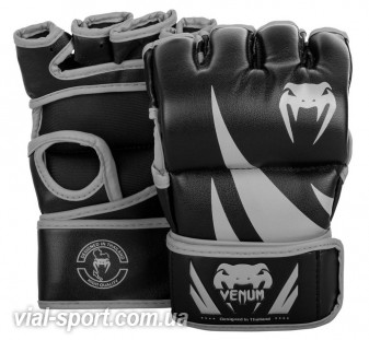 Рукавички MMA Venum Challenger MMA Gloves Without Thumb Black Grey