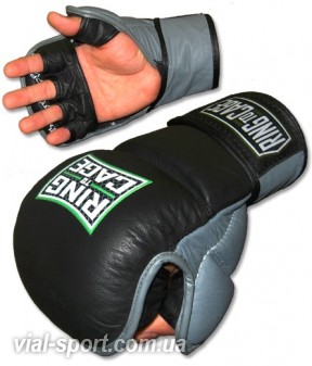 Рукавички з більшою ударною поверхнею для MMA RING TO CAGE Ultra MiM-Foam Sparring Gloves RC04G чорний / сірий