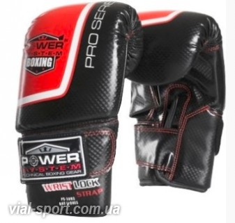 Рукавички снарядні Power System PS 5003 Bag Gloves Storm Black-Red