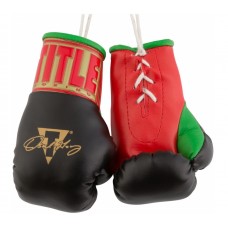 Рукавички сувенірні TITLE Oscar De La Hoya 5 " Mini Boxing Gloves чорні