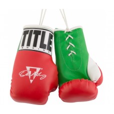 Рукавички сувенірні TITLE Oscar De La Hoya 5 " Mini Boxing Gloves червоні