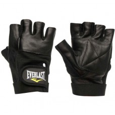 Рукавички тренажерні Everlast leather fitness gloves