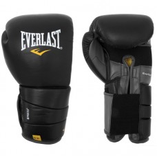 Рукавички тренувальні Everlast Leather Pro3 Boxing Gloves black