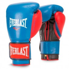 Рукавички тренувальні Everlast Powerlock Hook &amp; Loop Training Gloves blue / red