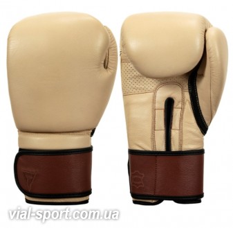 Рукавички тренувальні TITLE Boxing Honorary Training Gloves світло-бежеві