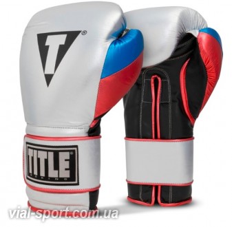 Рукавички тренувальні TITLE Boxing Luxury Training Gloves сірі