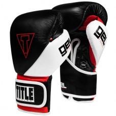 Рукавички тренувальні TITLE GEL® E-Series Training Gloves чорний / білий / червоний
