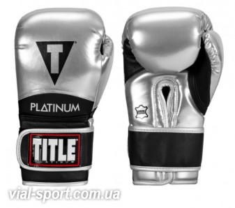 Рукавички тренувальні TITLE Platinum Momentous Training Gloves сріблястий