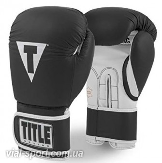 Рукавички тренувальні TITLE Pro Style Leather Training Gloves 3.0 Чорний / білий