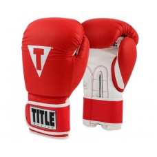 Рукавички тренувальні TITLE Pro Style Leather Training Gloves 3.0 червоний