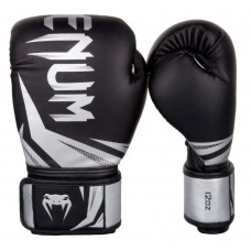 Рукавички тренувальні VENUM Challenger 3.0 Boxing Gloves чорний / сріблястий