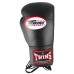 Рукавички Twins Pro Lace Up Boxing Gloves black / blue