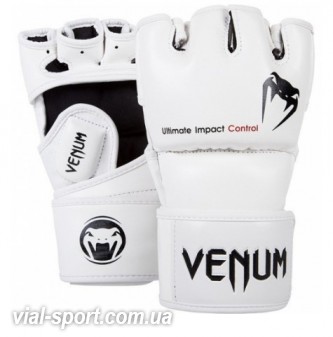 Рукавички Venum Impact MMA Gloves-Skintex Leather-White