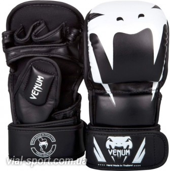 Рукавички Venum Impact Sparring MMA Gloves Black White