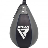 Пневмогруша боксерська RDX Leather Pro Blue 14/15.5/16. 5 см без кріплення