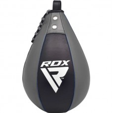 Пневмогруша боксерська RDX Leather Pro Blue 14/15.5/16. 5 см без кріплення