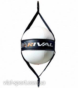 Пневмогруша на розтяжках RIVAL DOUBLE END BAGS білий / чорний 22.9 см