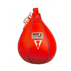 Пневмогруша швидкісна TITLE BOXING SUPER SPEED BAGS Червона 15х23см