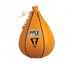 Пневмогруша швидкісна TITLE BOXING SUPER SPEED BAGS жовта 13х20см