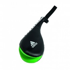 Подвійна ракетка для відпрацювання ударів Double Target Pad чорно/зелена | ADIDAS ADITKT02