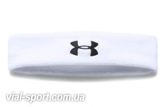 Пов'язка на голову Under Armour Performance Headband білий чоловік UNI 1276990-100