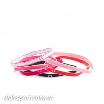 Пов'язка на голову Under Armour UA Mini Headbands (6pk) 1286016-100 різнокольорова 